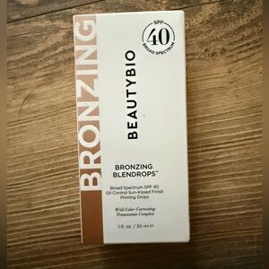 BeautyBio Bronzing Blendrops SPF 40 - White and Brown